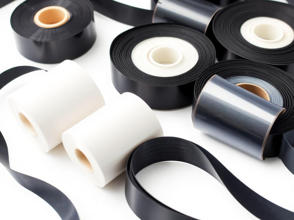 Variedade de ribbons de cera, misto e resina para transferência térmica