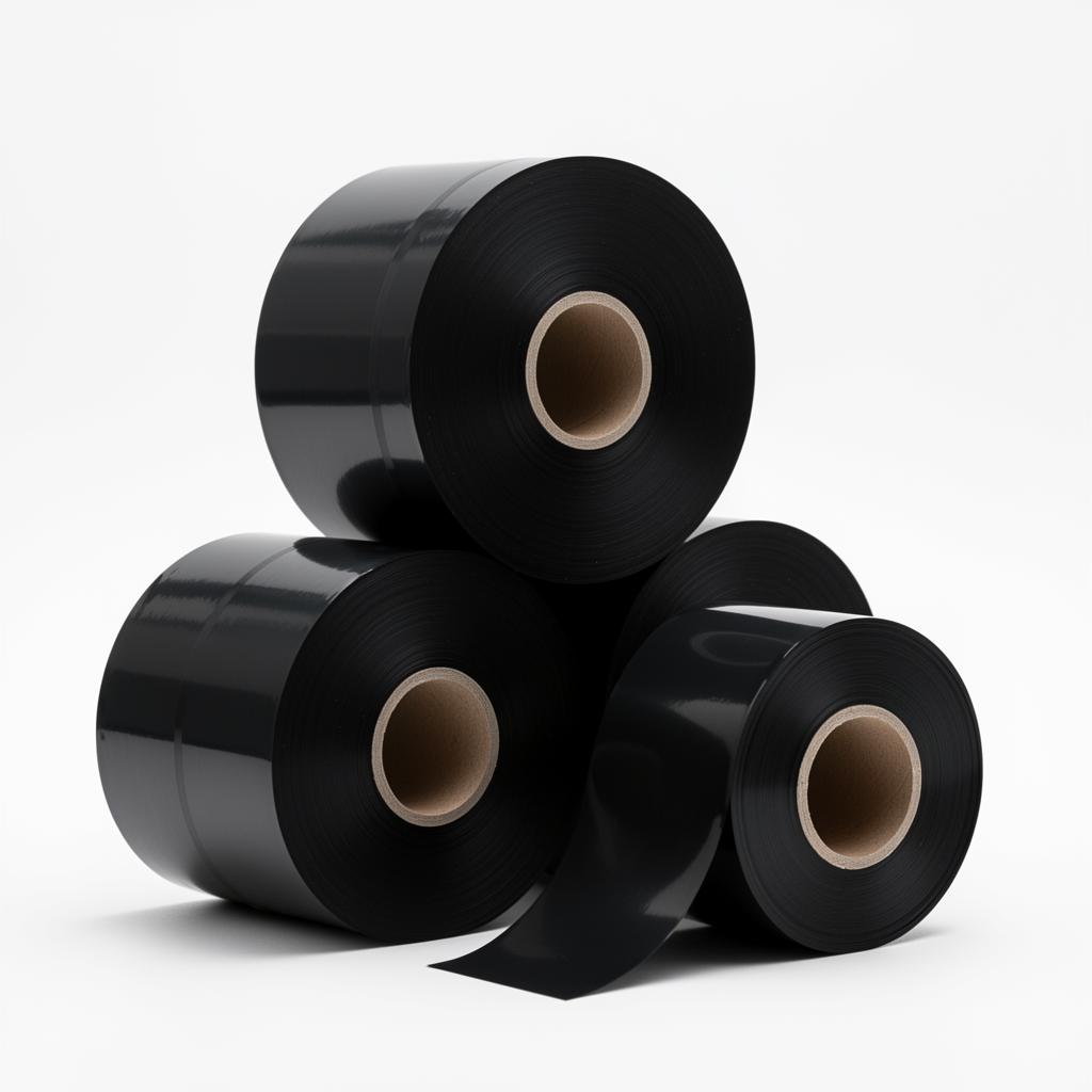 Rolos de ribbon preto para impressão por transferência térmica